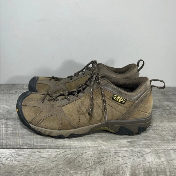 Keen Ambler 1002279 Brindle Men’s Brown Leather Trek Hiking Shoes Size 10.5 - Picture 5 of 9